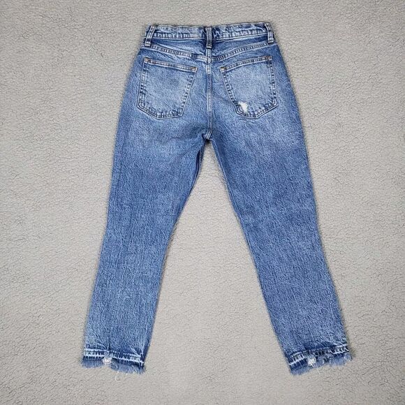 Abercrombie & Fitch Jeans Women 27 4S The Mom High Rise - Picture 2 of 7